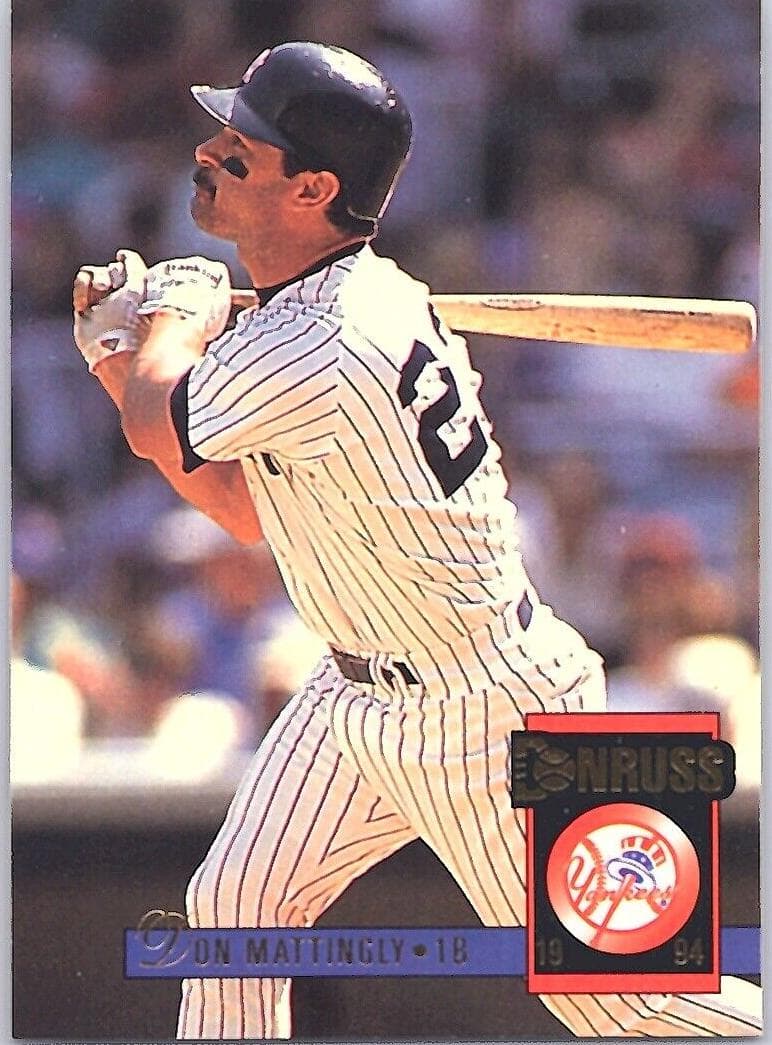 Don Mattingly 1994 panini Donruss