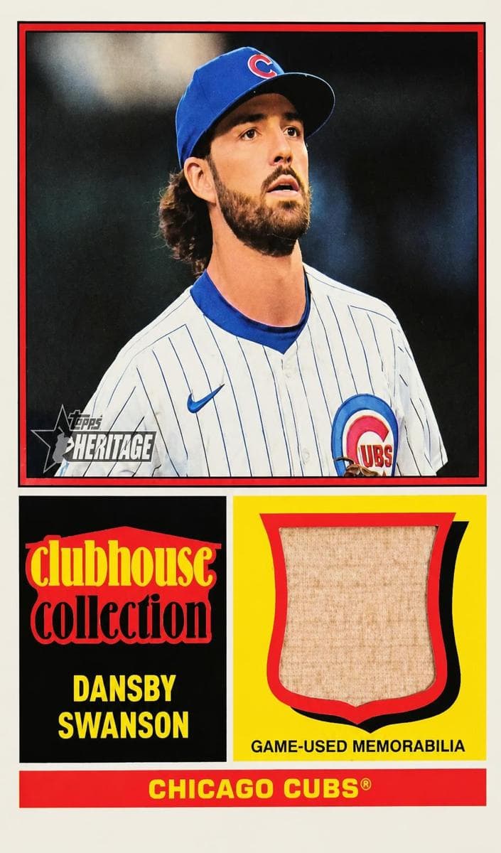 Dansby Swanson 2025 topps Topps Heritage