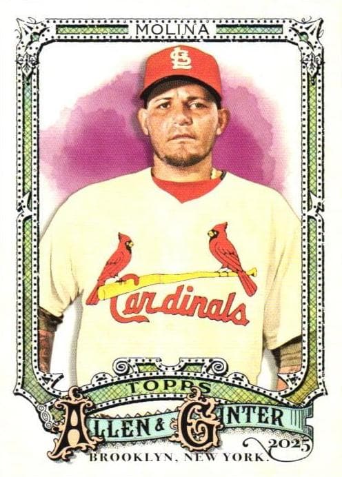 Yadier Molina 2025 topps Topps Allen & Ginter X
