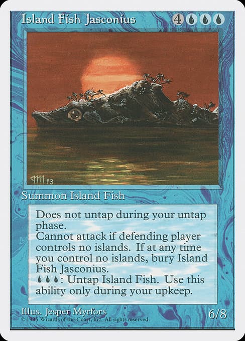 Island Fish Jasconius 1994 Magic: The Gathering