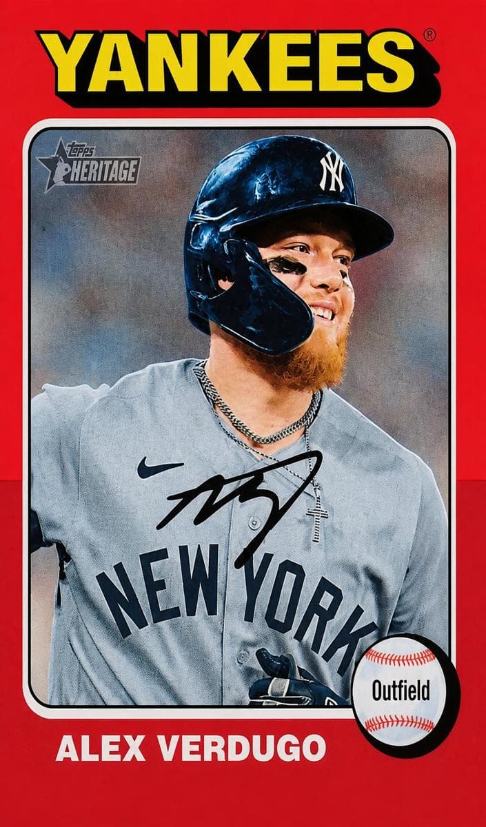 Alex Verdugo 2024 topps Topps Heritage