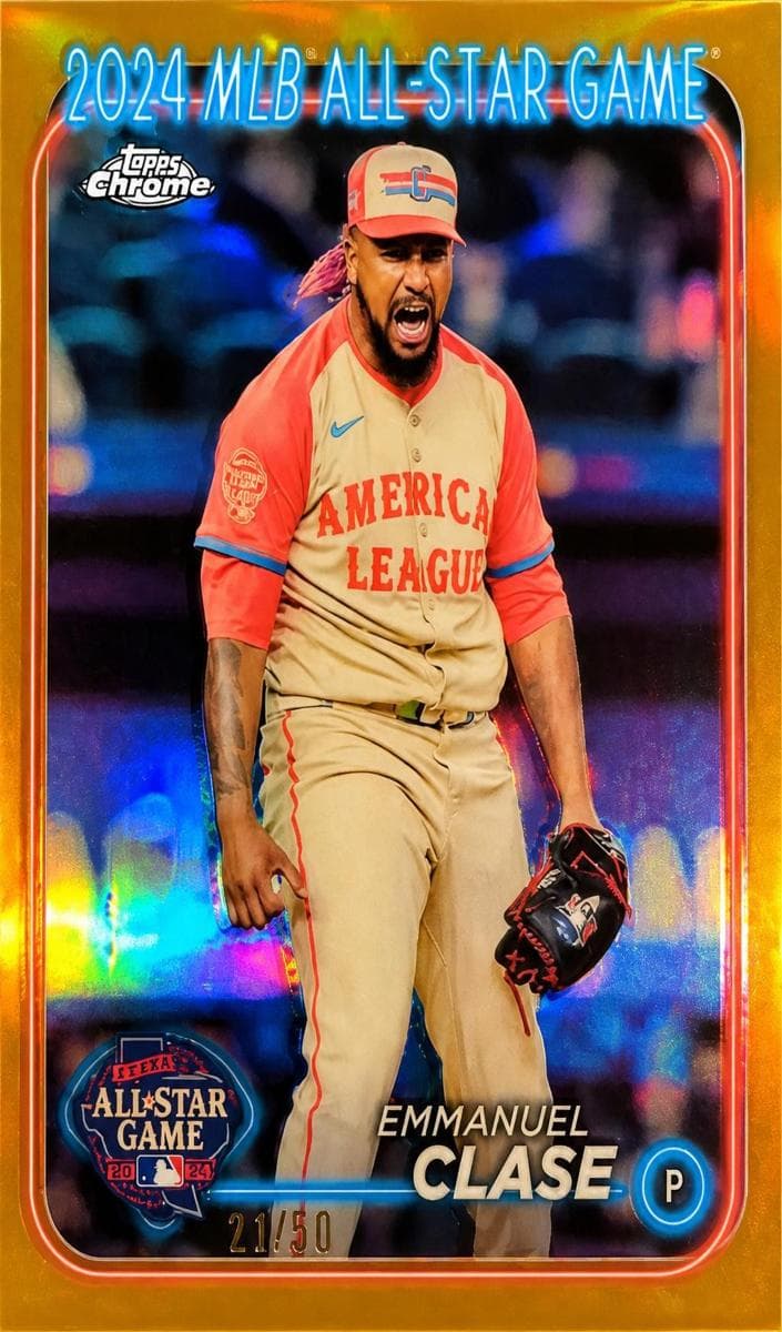 Emmanuel Clase 2024 topps Topps Chrome Update