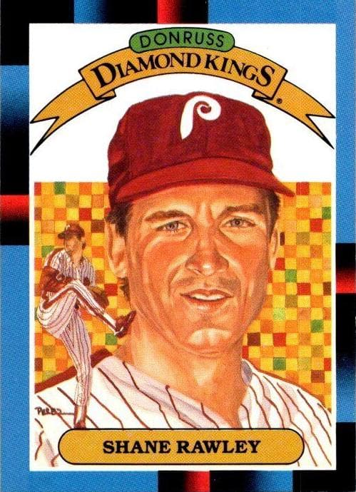 Shane Rawley 1988 panini Donruss