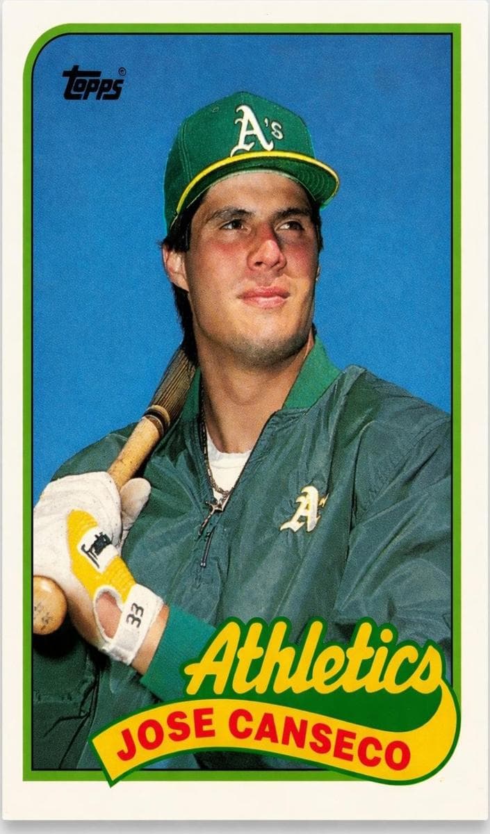 Jose Canseco 1989 topps