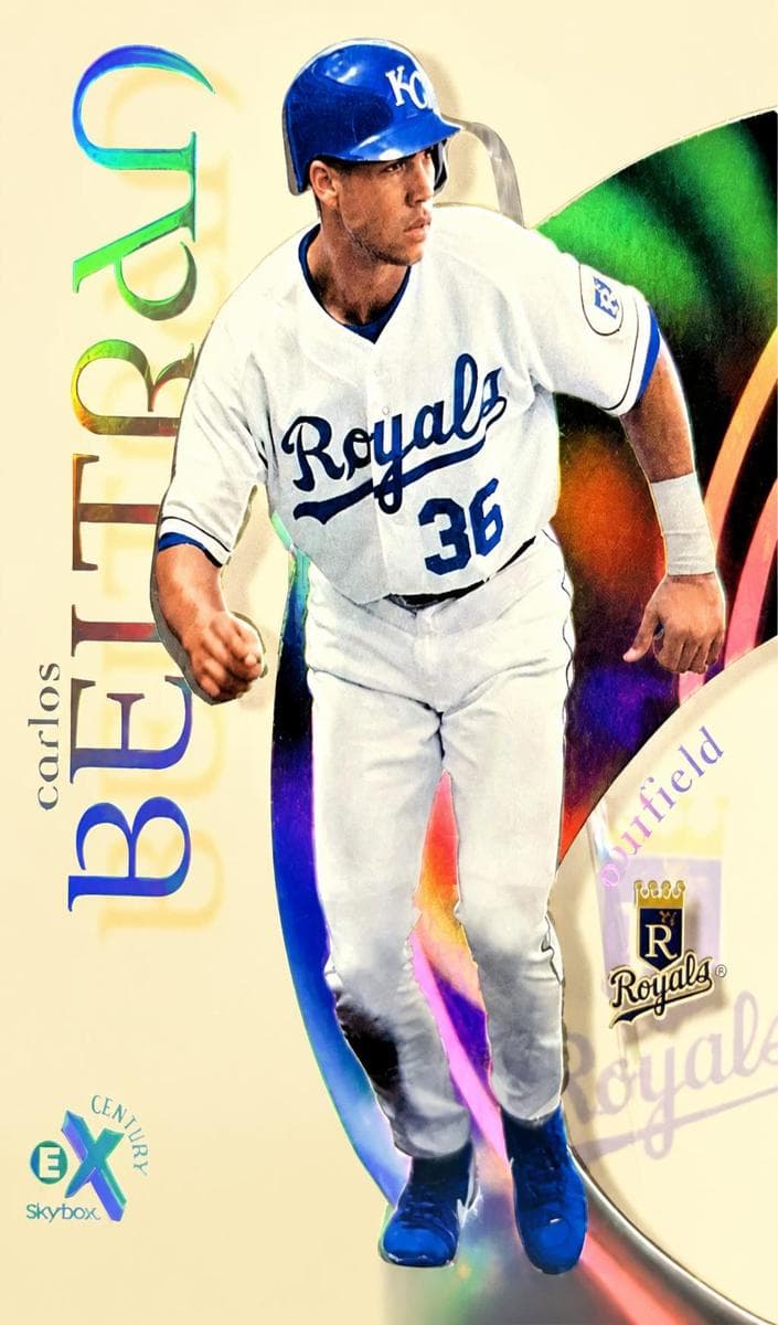 Carlos Beltran 1999 fleer SkyBox E-X Century