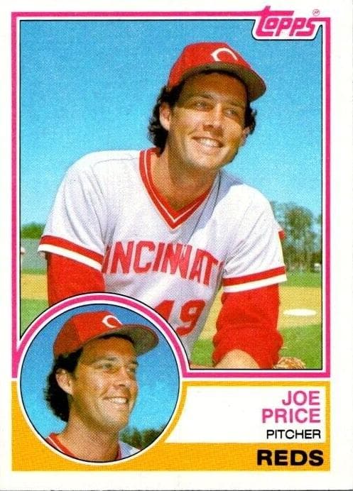 Joe Price trading card