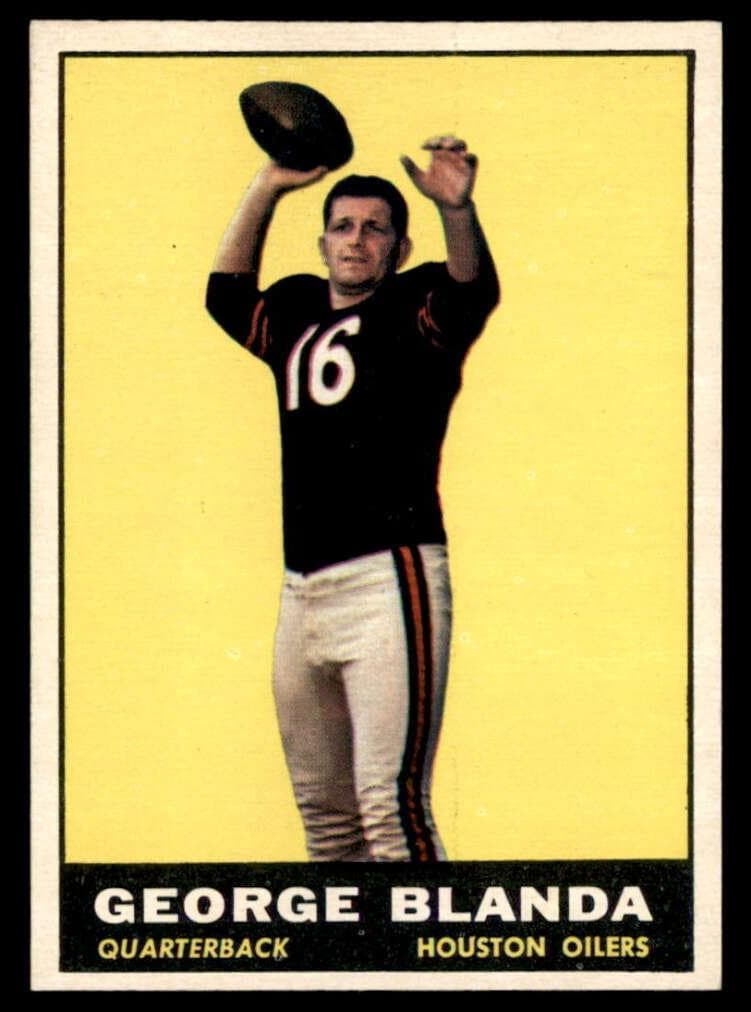 George Blanda 1961 topps Topps