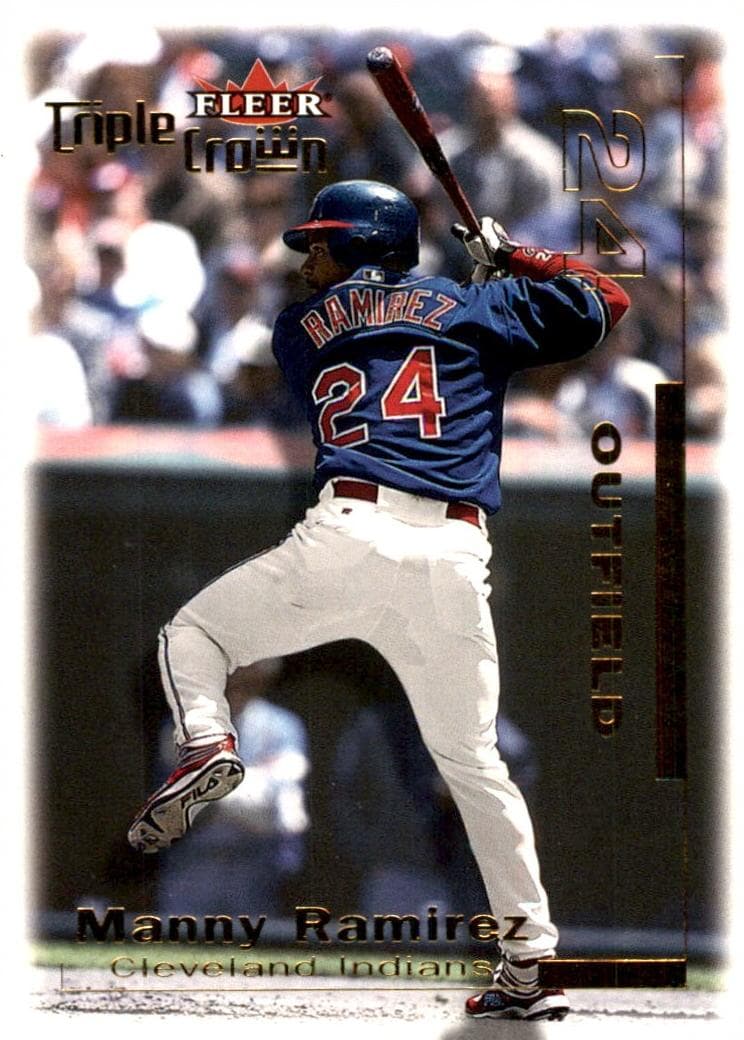 Manny Ramirez 2001 fleer Fleer Triple Crown
