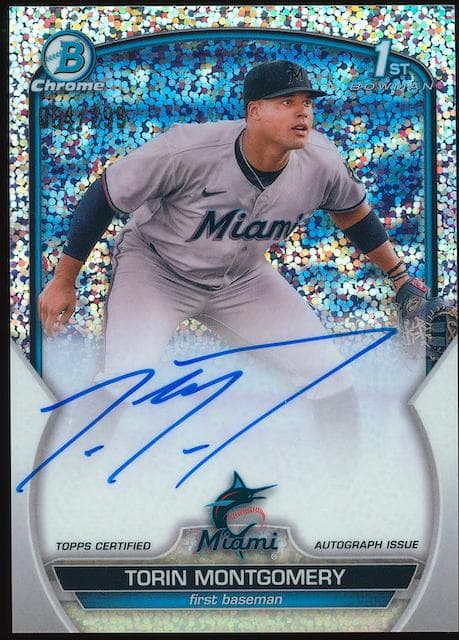 Torin Montgomery trading card