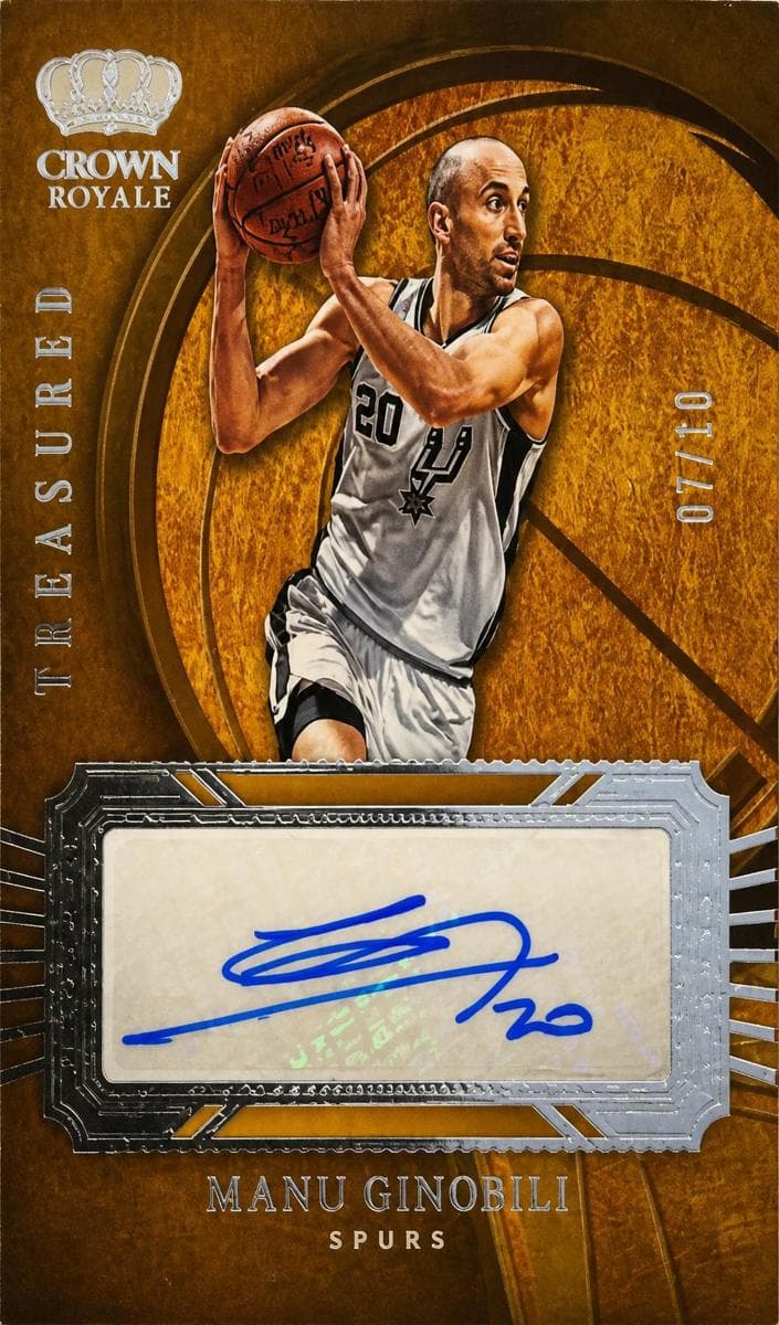 Manu Ginobili 2023 panini Panini Crown Royale