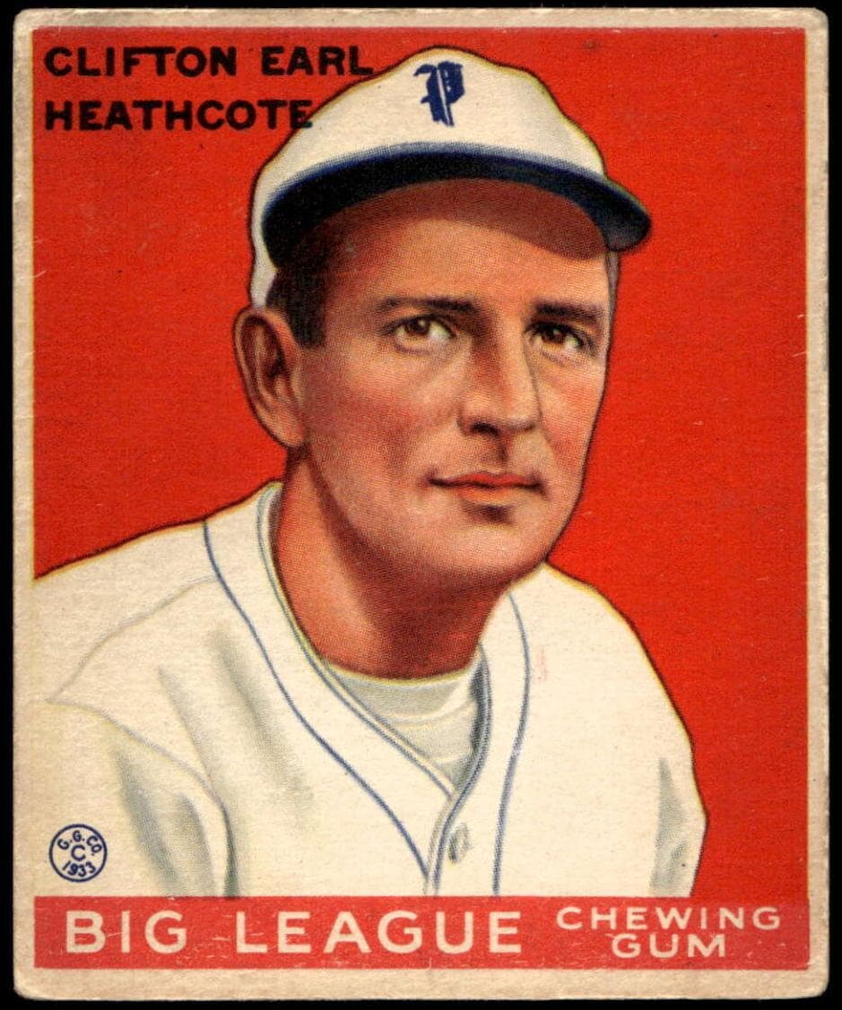 Clifton Earl Heathcote 1933 unknown Goudey