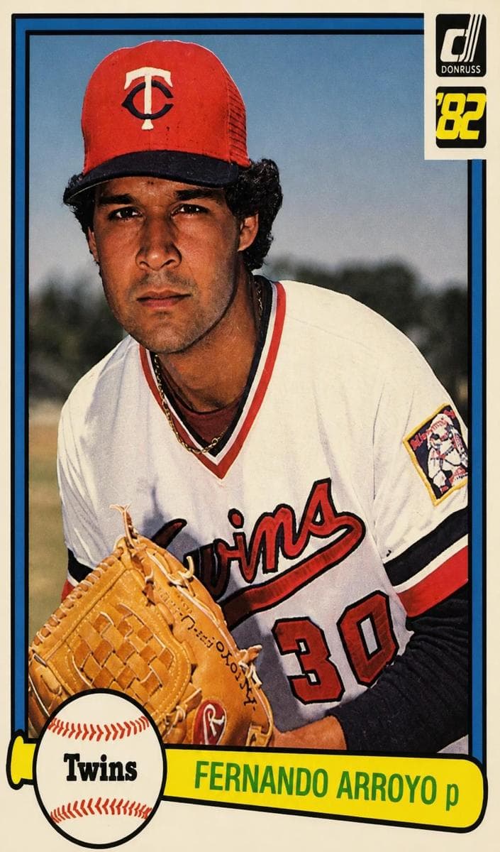 Fernando Arroyo 1982 panini Donruss