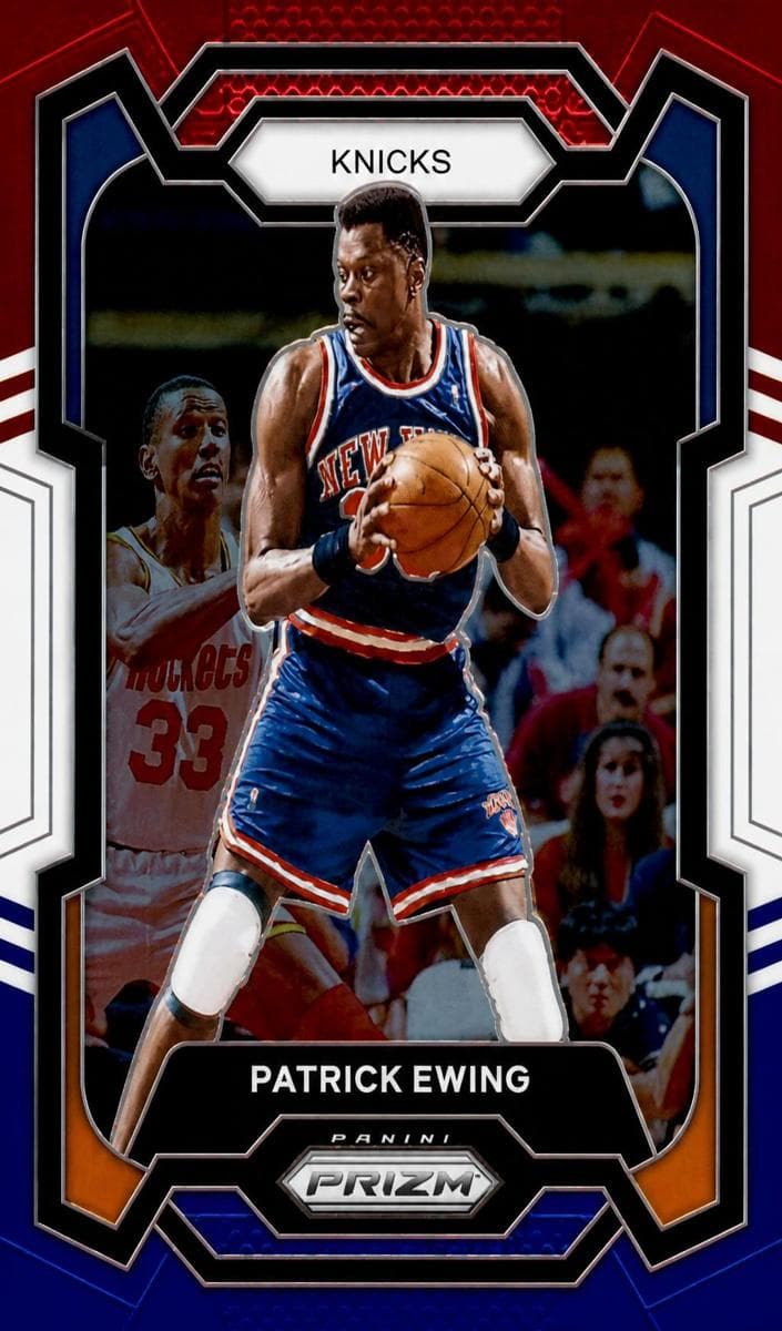 Patrick Ewing 2023 panini Prizm Basketball Red White And Blue