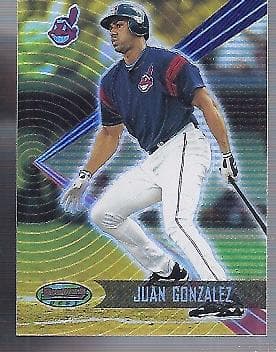 Juan Gonzalez 2001 bowman Bowman's Best