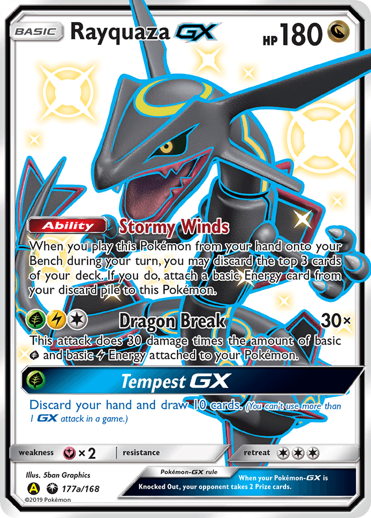 Rayquaza GX #177a