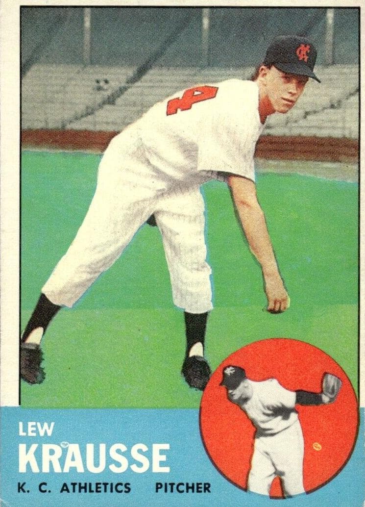 Lew Krausse 1963 topps Topps