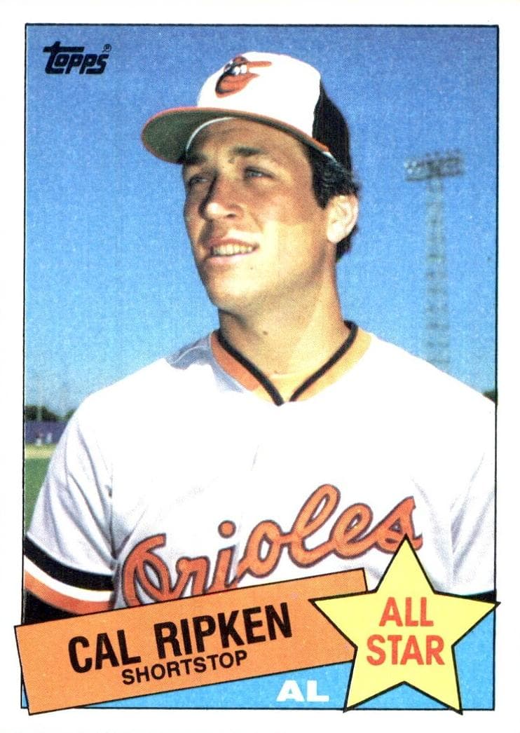 Cal Ripken 1985 topps Topps