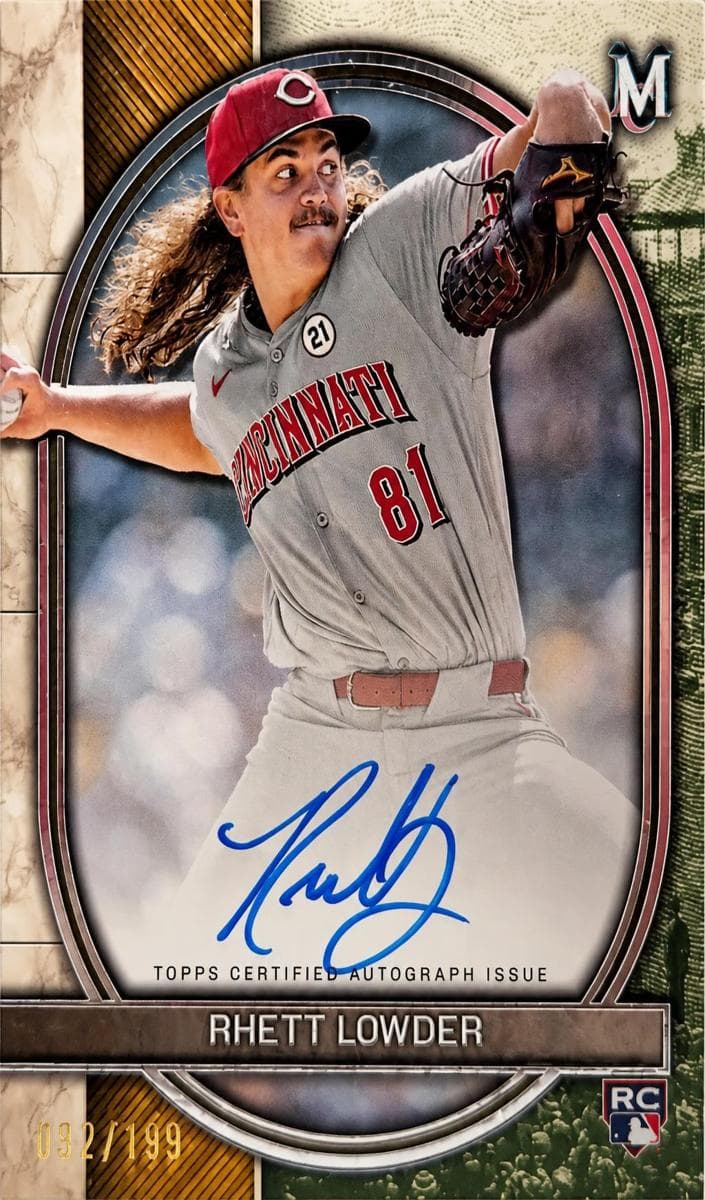 Rhett Lowder 2025 topps Topps Museum Collection