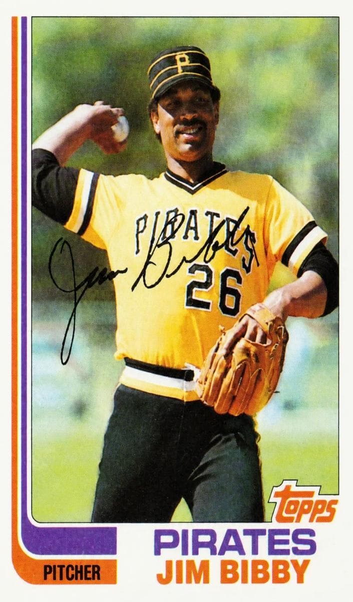 Jim Bibby trading card