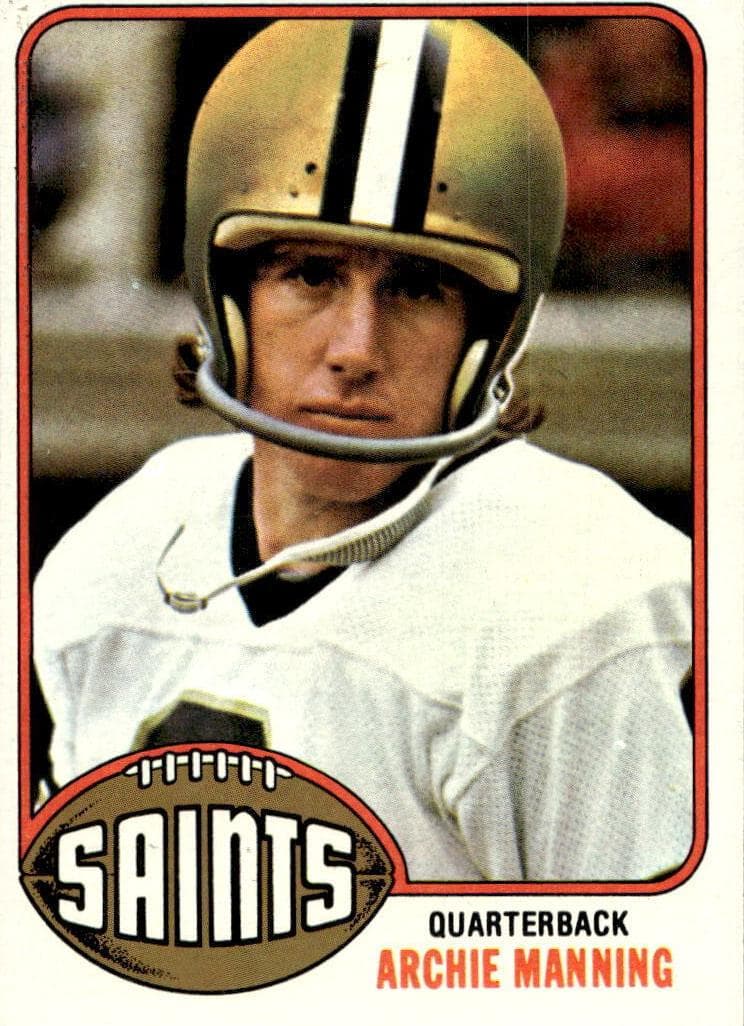 Archie Manning 1976 topps Topps