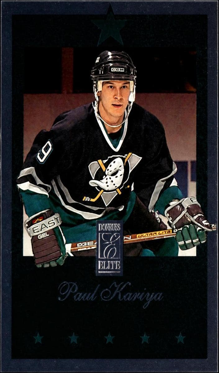 Paul Kariya 1995 panini Donruss Elite