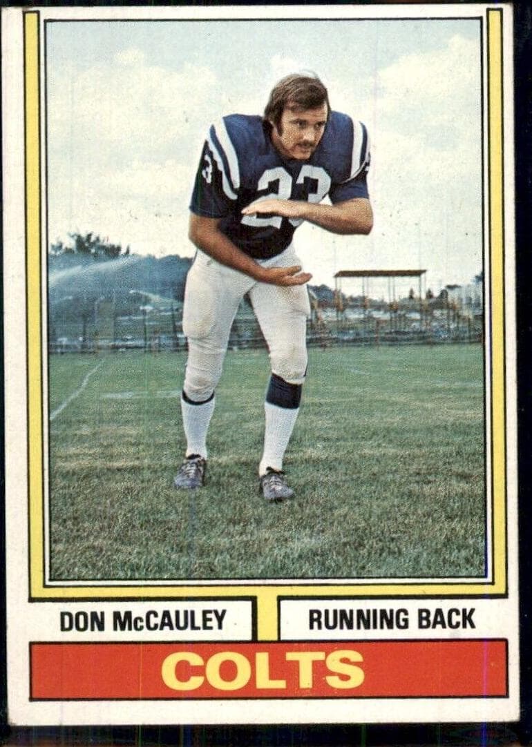 Don McCauley 1974 topps