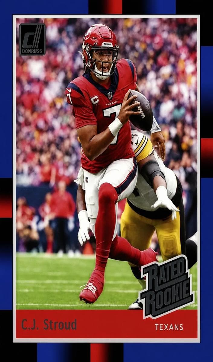 C.J. Stroud 2023 panini Clearly Donruss