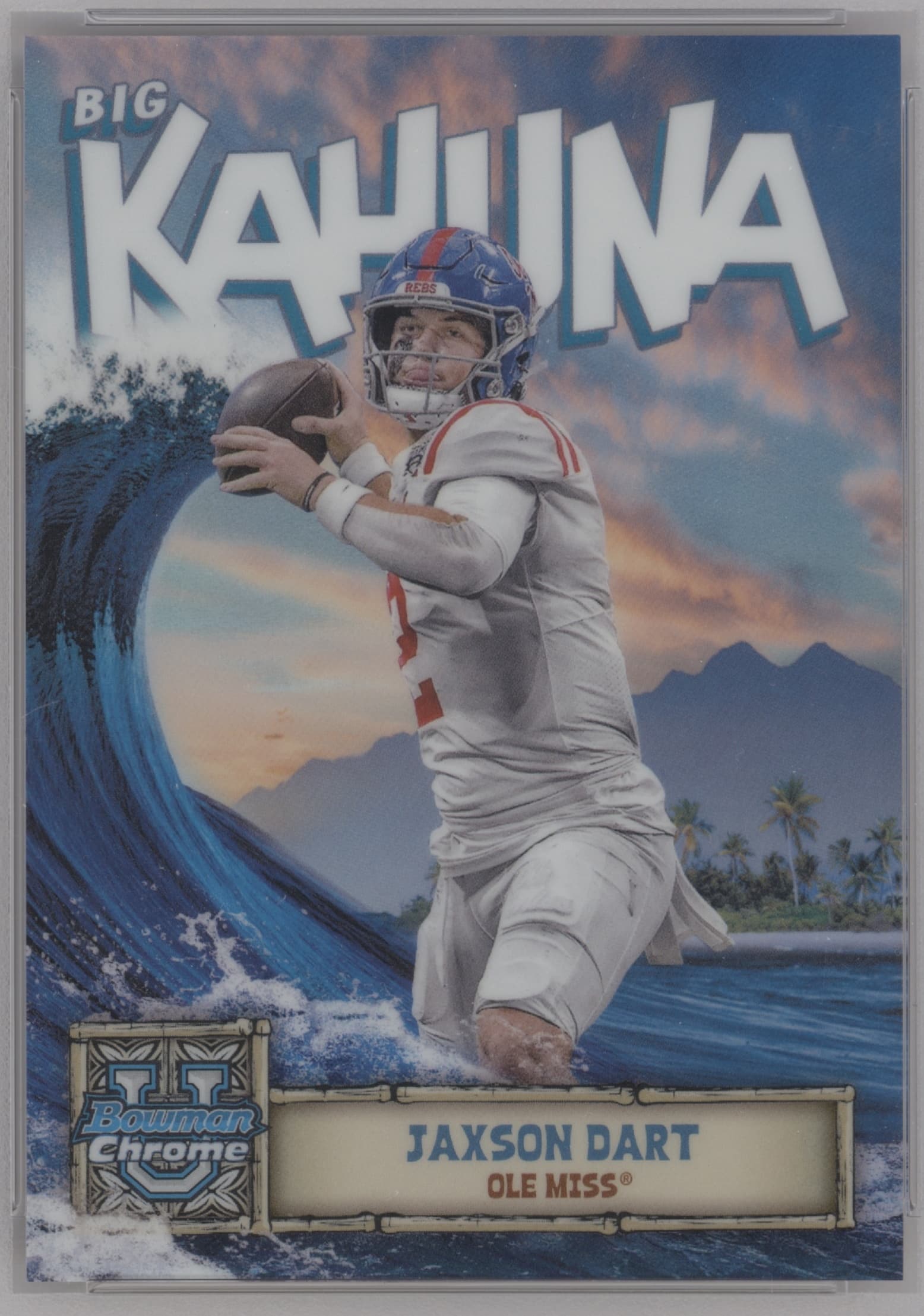 Jaxson Dart 2024 bowman Bowman University Chrome
