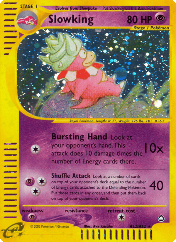 Slowking 2003 Pokemon Aquapolis
