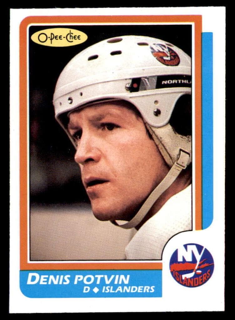 Denis Potvin trading card