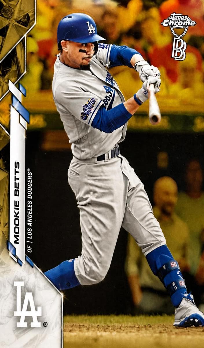Mookie Betts 2020 topps Topps Chrome Ben Baller Edition