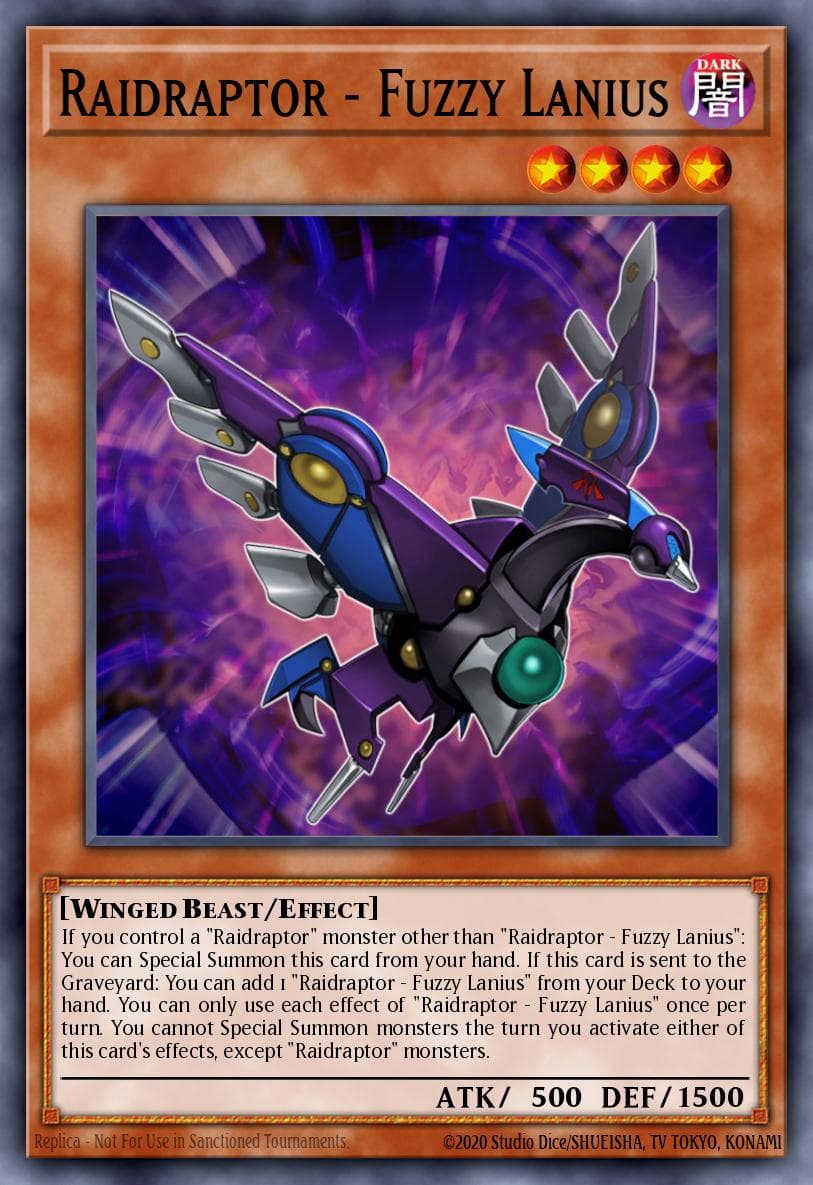 Raidraptor - Fuzzy Lanius #WIRA-EN017