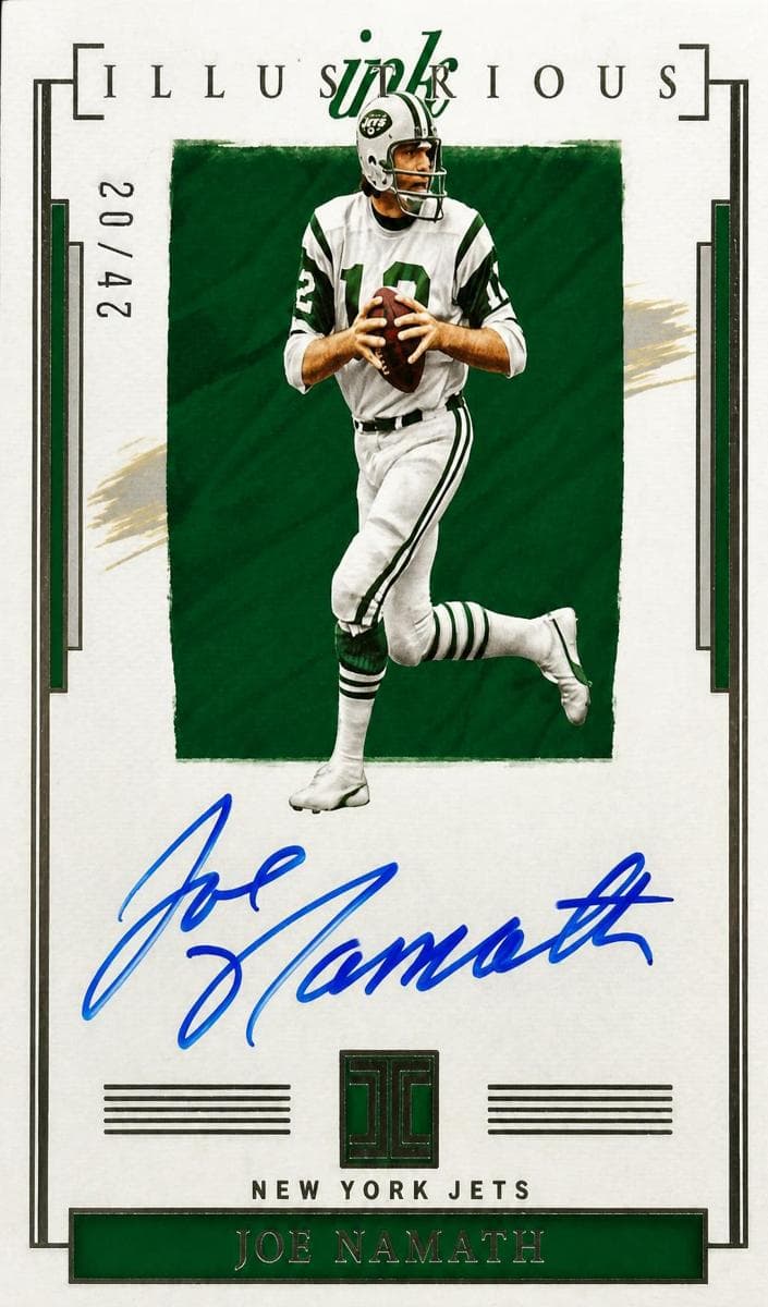 Joe Namath 2022 panini