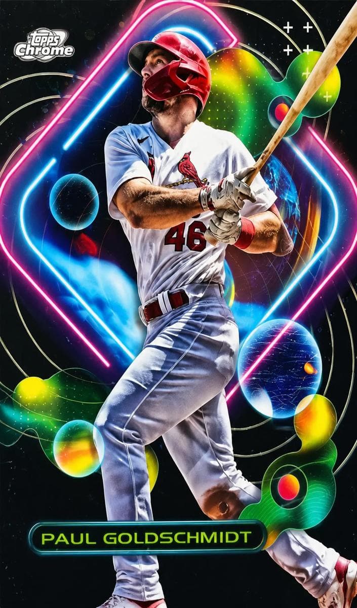 Paul Goldschmidt 2023 topps Topps Cosmic Chrome