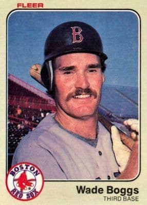 Wade Boggs 1983 fleer