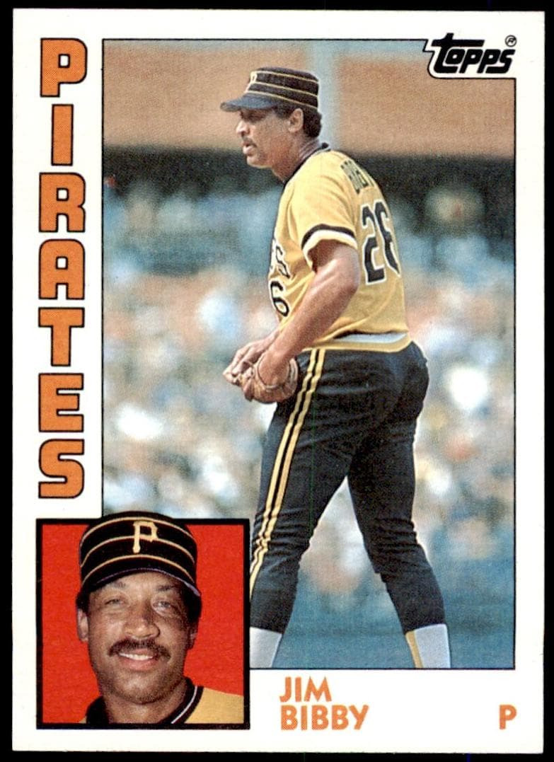 Jim Bibby 1984 topps