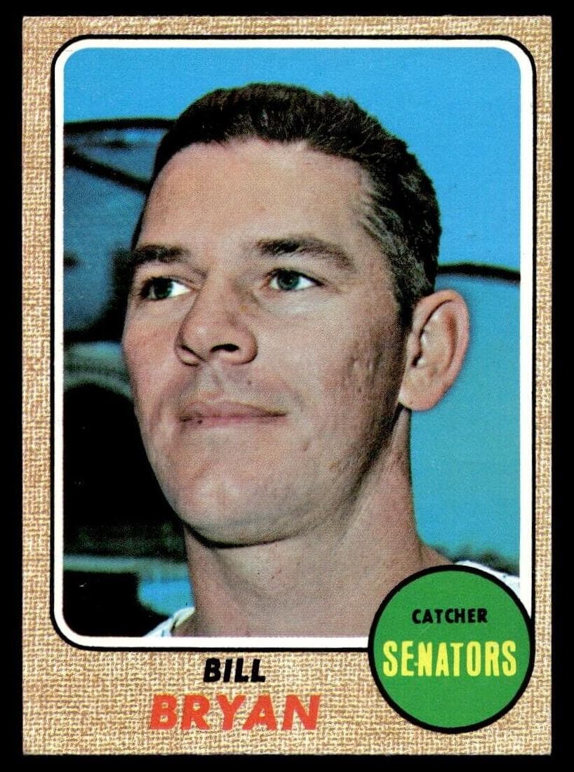 Bill Bryan 1968 topps Topps