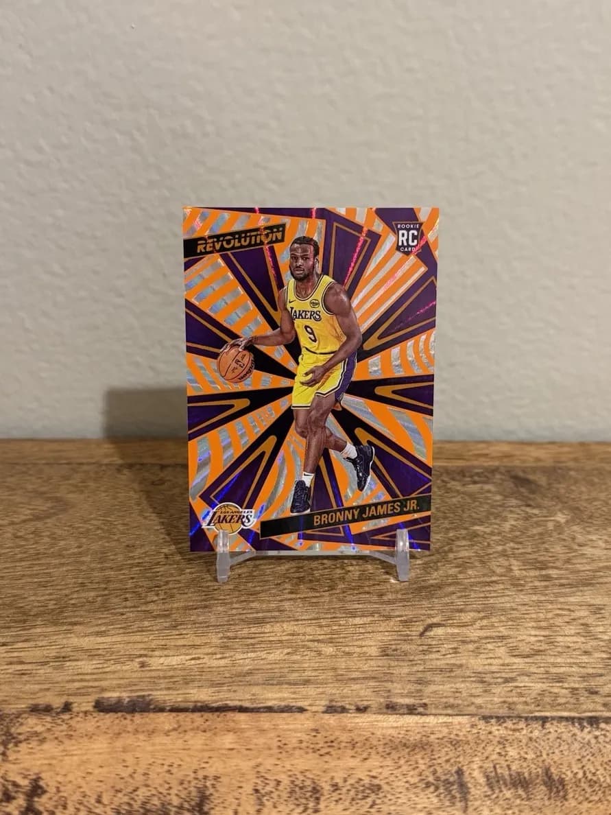 Bronny James Jr. 2024 Panini Revolution rookie card