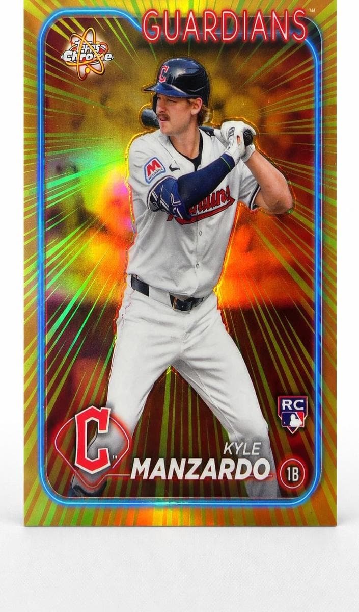 Kyle Manzardo 2024 topps Topps Chrome Update