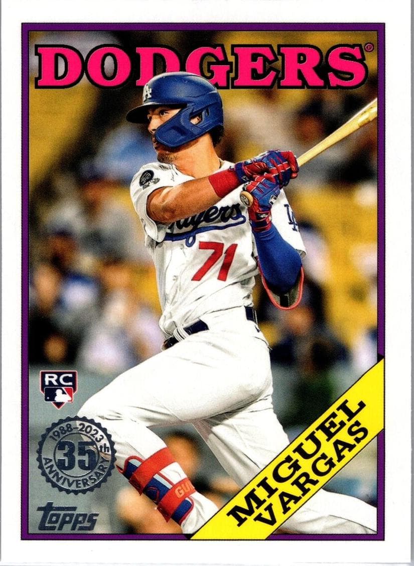 Miguel Vargas 2023 topps Topps