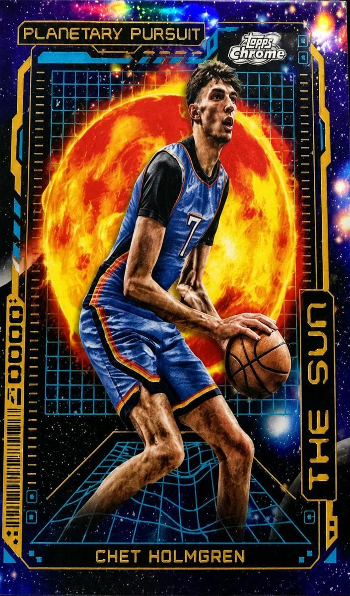 Chet Holmgren 2023 topps Topps Chrome Cosmic