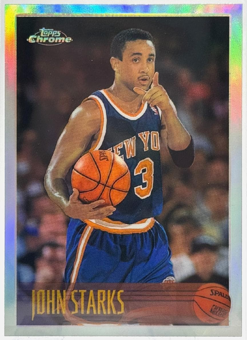 John Starks 1996 topps Chrome