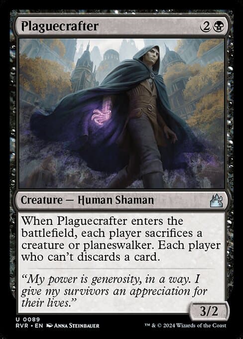 Plaguecrafter 2024 Magic: The Gathering Ravnica Remastered