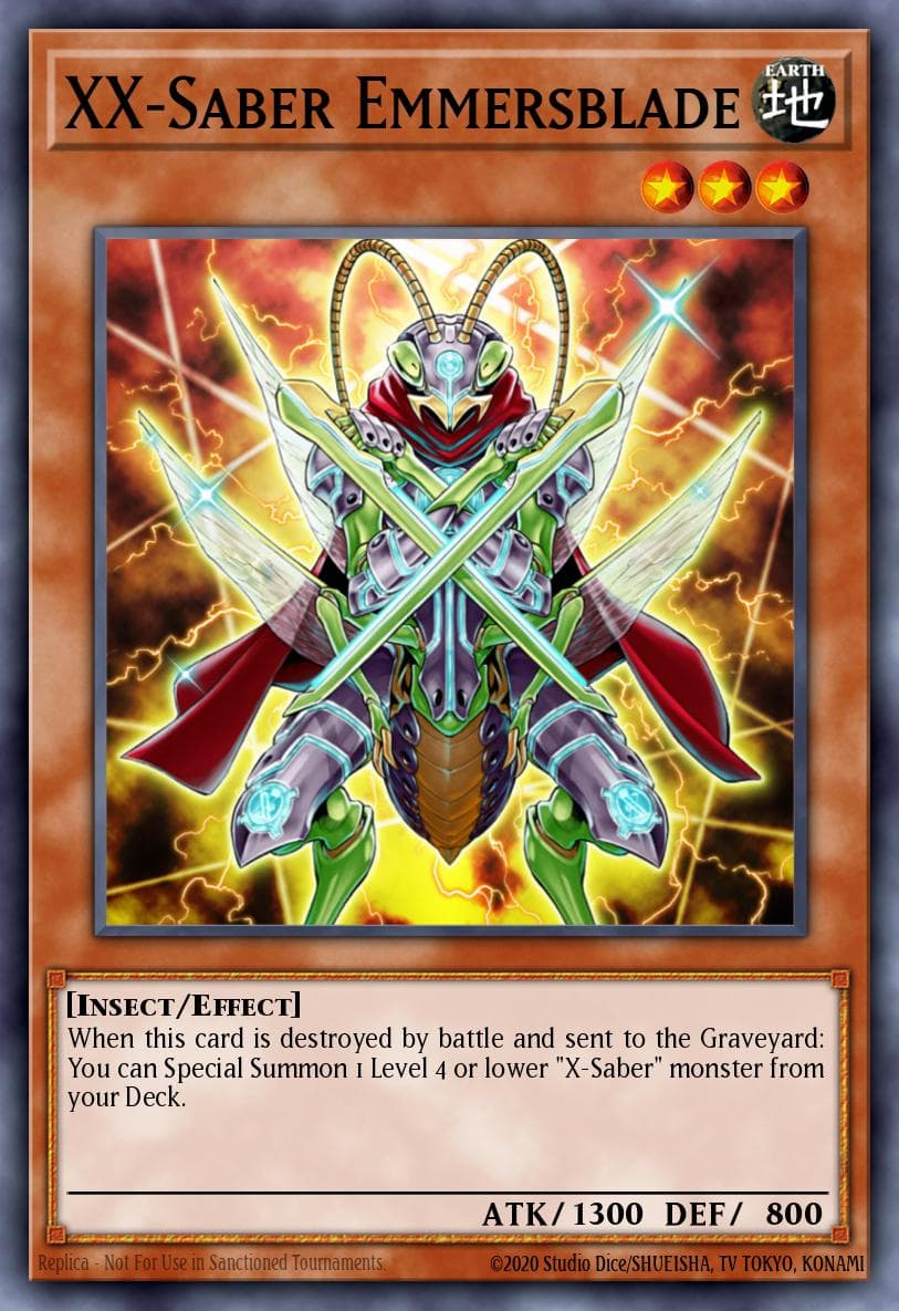 XX-Saber Emmersblade 2010 Yu-Gi-Oh! Absolute Powerforce