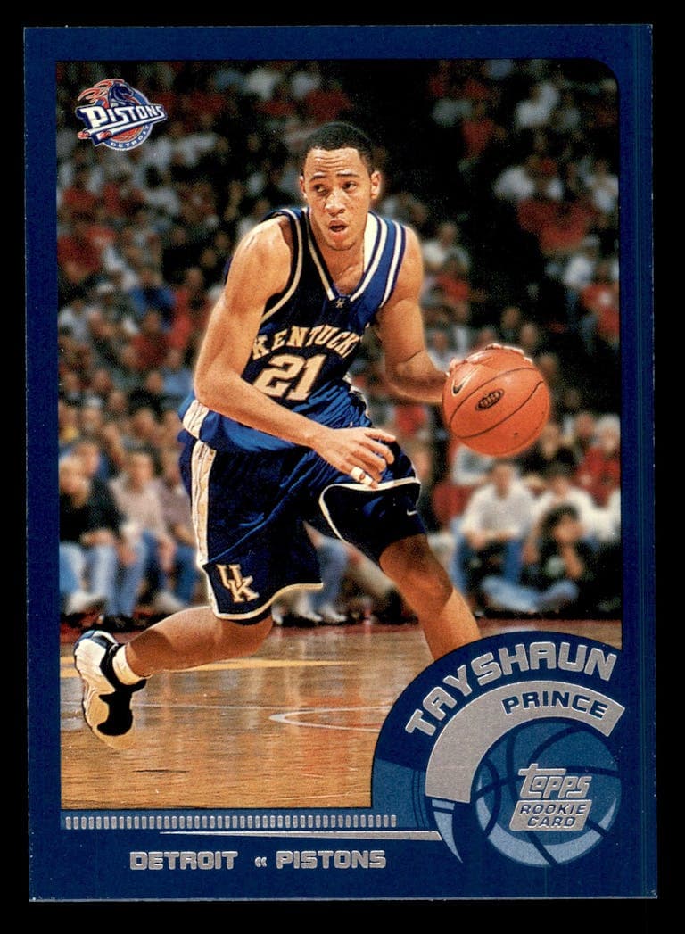 Tayshaun Prince 2002 topps