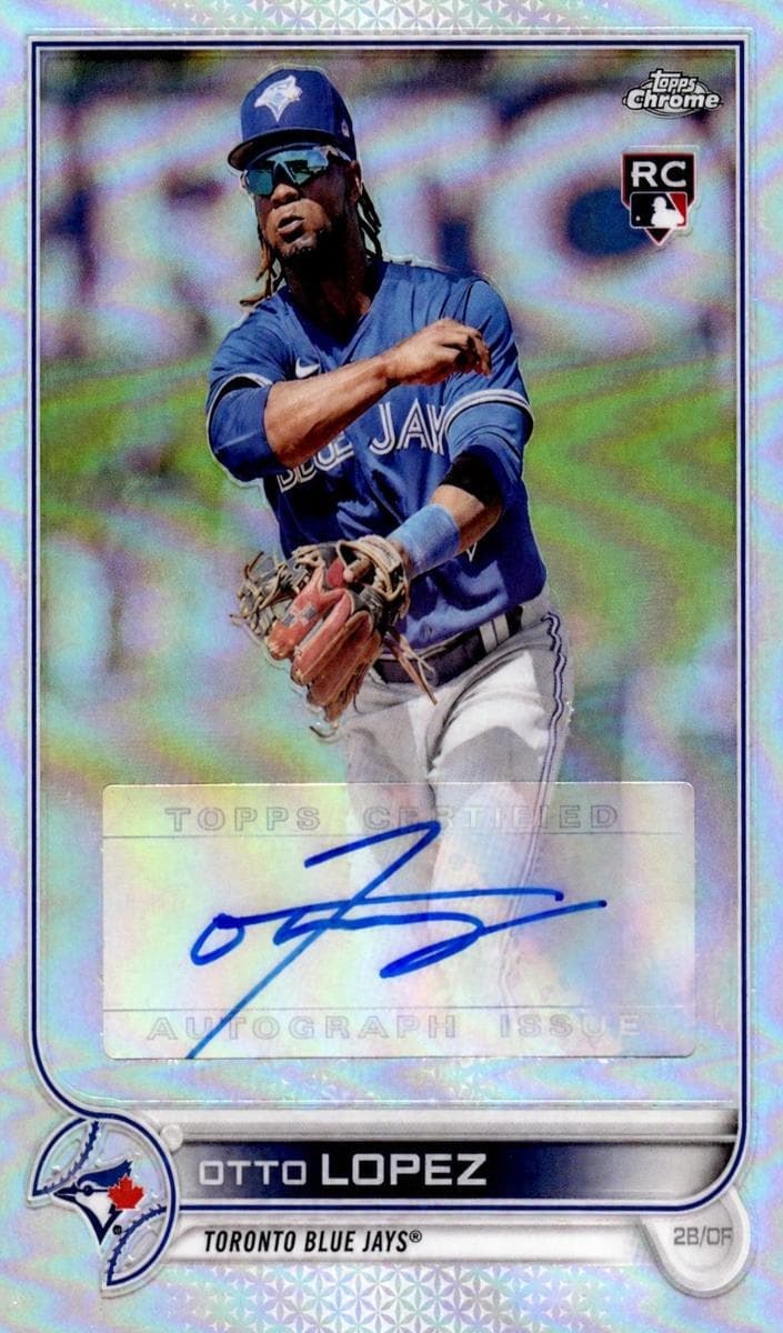 Otto Lopez 2022 topps Topps Chrome Update