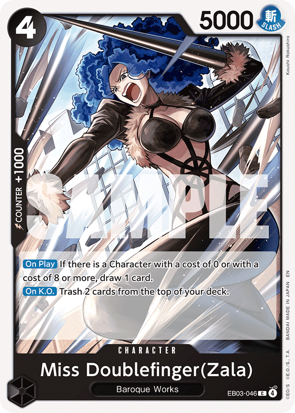 Miss Doublefinger Zala 2026 One Piece