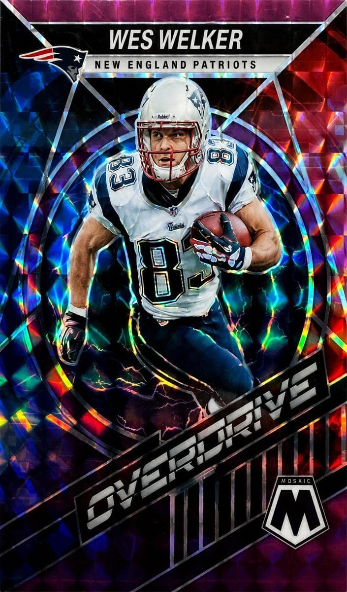 Wes Welker 2022 panini Panini Mosaic