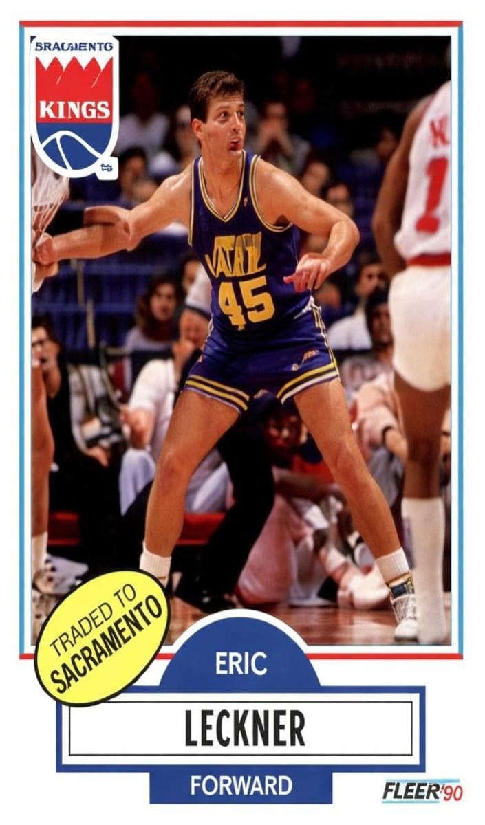 Eric Leckner 1990 fleer Fleer