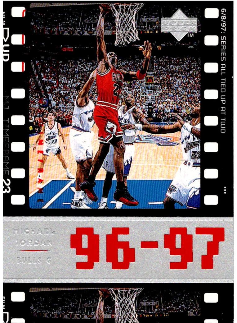 Michael Jordan 1998 upper-deck Michael Jordan Living Legend
